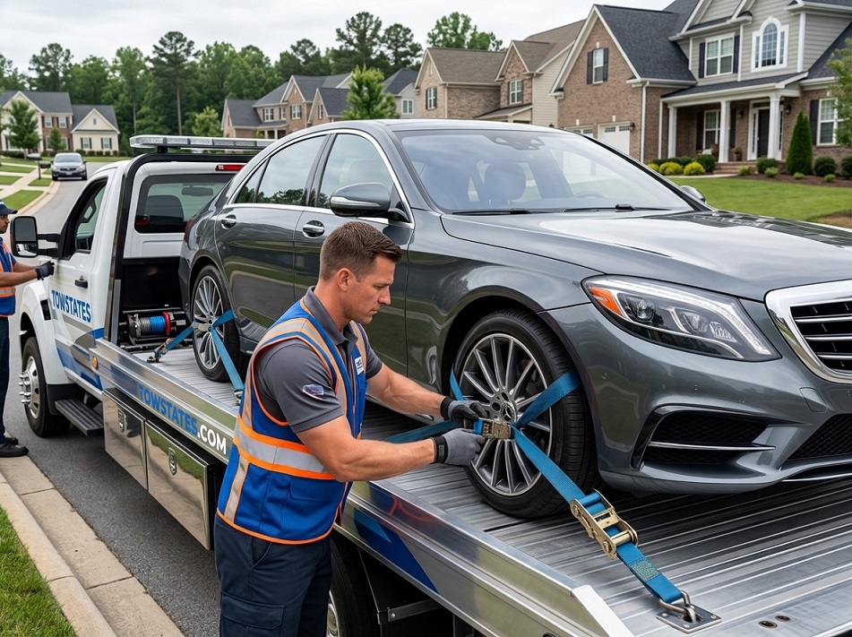 Light and Medium Duty Flatbed Towing